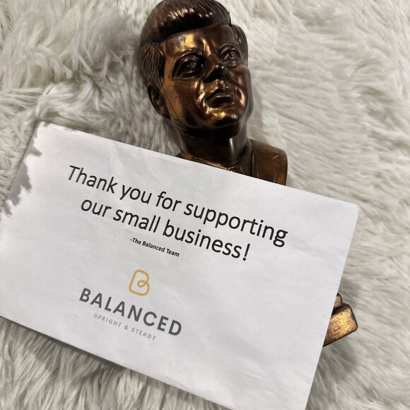 Unbranded JFK statue Ask Not John Kennedy office study deco - Picture 9 of 9